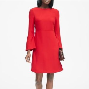 Banana Republic | Red Open Back Dress